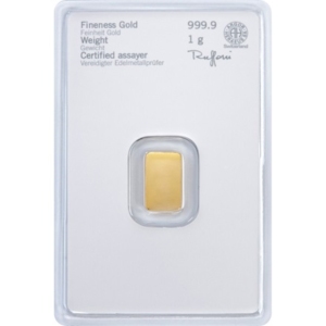 goldbarren heraeus 1g blister rs